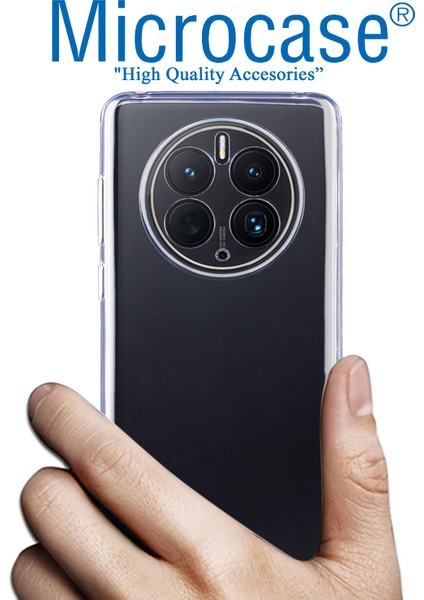 Huawei Mate 50 Pro Slim Serisi Soft Tpu Silikon Kılıf - Şeffaf AL3324