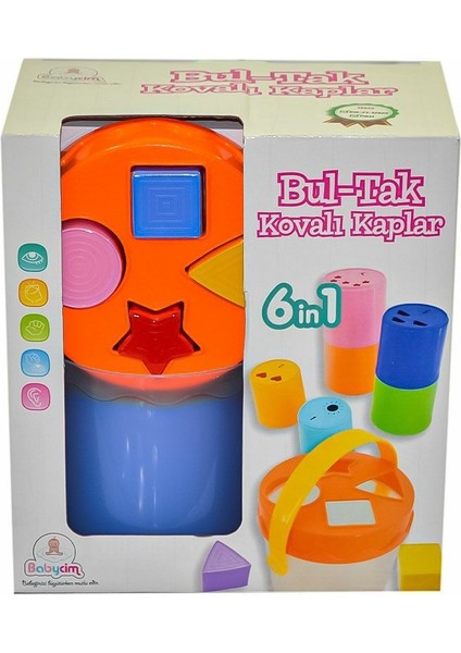 URT026-001 Iç Içe Kaplar Jumbo - Birlik Toys