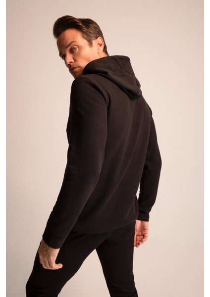 Regular Fit Kapüşonlu Basic Sweatshirt S9052AZ22WN