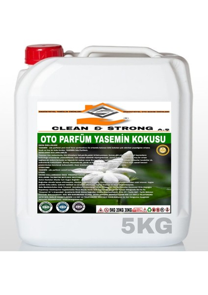 Oto Parfüm Yasemin 5kg