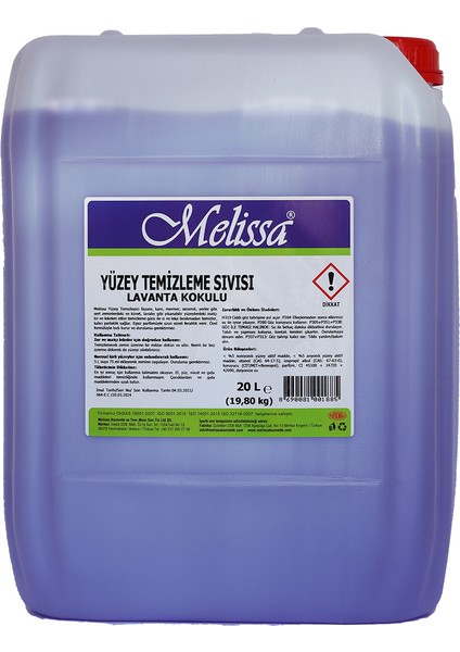 Yüzey Temizleyici Lavanta 20L