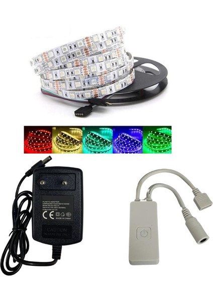 Tuya Destekli Wifi Kontrollü Rgb Şerit LED Set 5 Metre