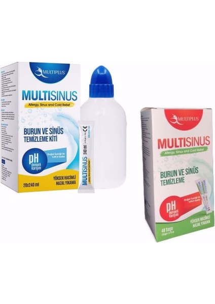 Burun Temizleme Kiti 24 X 240 Ml 48 Adet Yedek Saşe