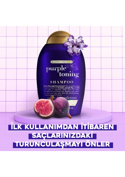 OGX Turunculaşma Karşıtı Purple Toning Sülfatsız Mor Şampuan 385 ml