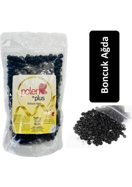 Soyulabilen Boncuk Ağda Siyah Poşet 250 gr
