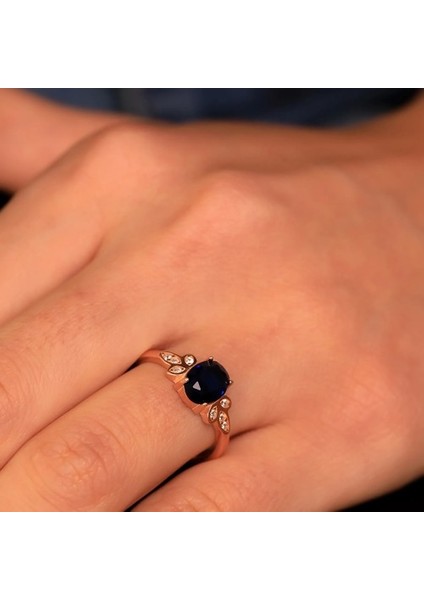 925 Ayar Gümüş Lotus Motifli Zirkon Taşlı Yüzük fiyatları