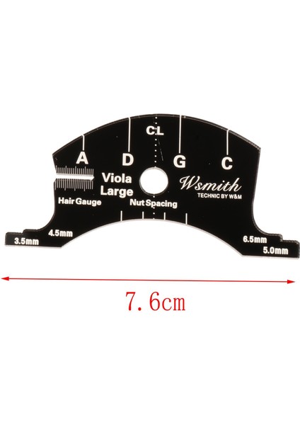 4/4 Keman Viyola Için Keman String Köprü Şablonu Onarımı (Yurt Dışından)
