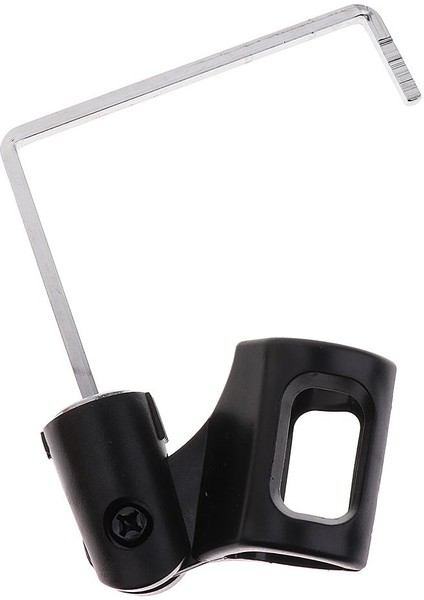 2pieces Mikrofon Tutucu Stant Parçaları Siyah (Yurt Dışından)