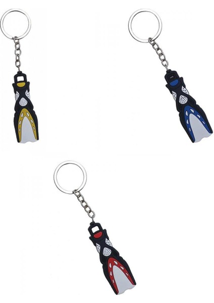 3 Paket Yenilik Scuba Anahtar Key Zincirleri Araba Anahtarları Tote Için Anahtar Tutucu (Yurt Dışından)