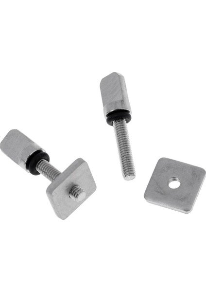 8x Fin Tahta Sörf Tahtası Başparmak Vida ve Plaka M4X19MM (Yurt Dışından) modelleri