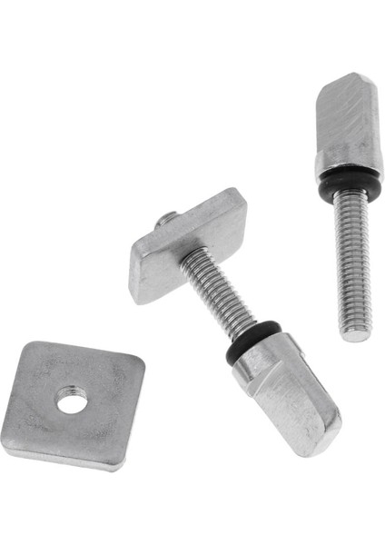 8x Fin Tahta Sörf Tahtası Başparmak Vida ve Plaka M4X19MM (Yurt Dışından) fırsatları