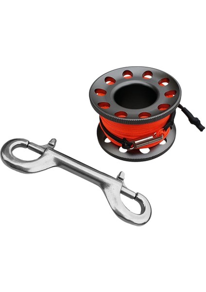 2x Scuba Dalış Dalış Alüminyum Parmak Makarası 15M (Yurt Dışından)