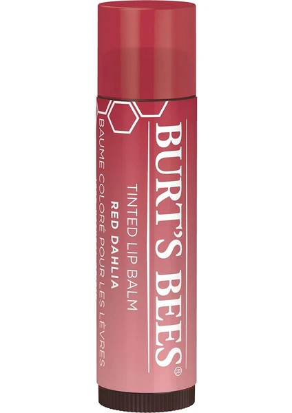 Burt's Bees Burts Bees Renkli Dudak Bakım Kremi Vişne - Tinted Lip Balm Red Dahlia 4,25 gr