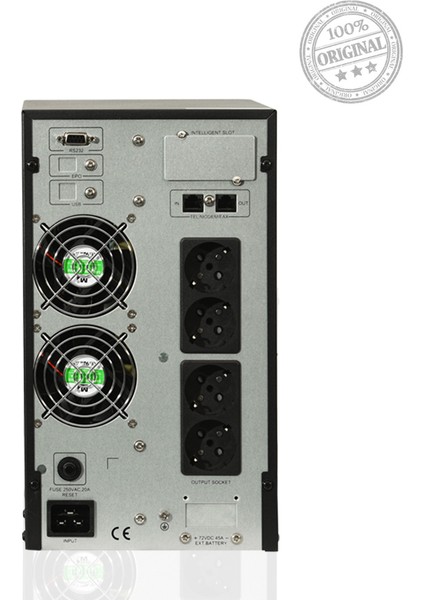 Up 11 3 Kva 3000 Va Online Ups  1f/1f 6*7 Ah Akü 5/15 Dakika Kesintisiz Güç Kaynağı