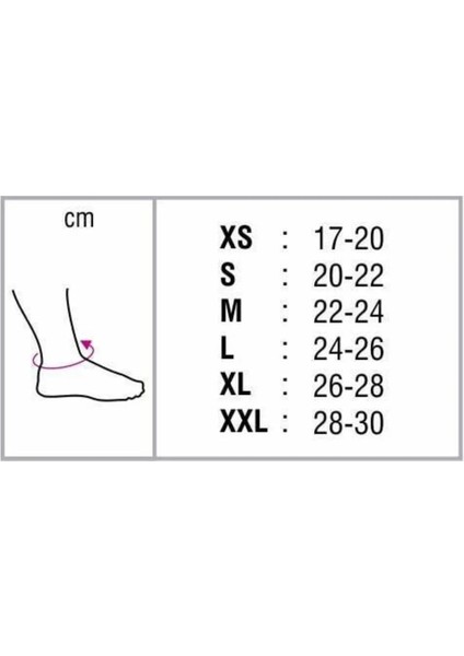 Aşil Destekli Örme Ayak Bilekliği 7920