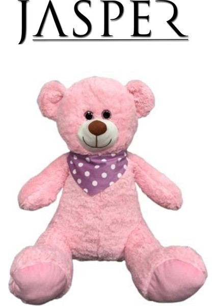 Jasper Toys Oyun Arkadaşım Fularlı 50 cm Pembe Ayıcık