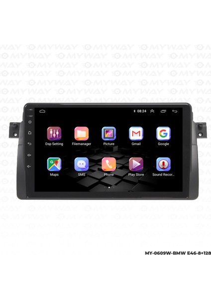 Bmw E46 Android Multimedya Carplay Navigasyon Ekran - 8gb RAM+128 GB HDD - Myway fırsatları
