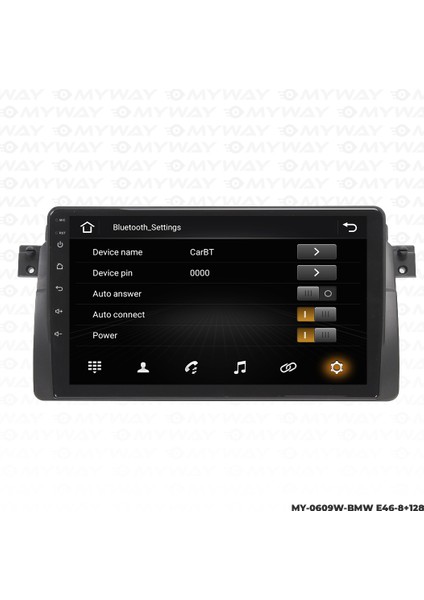 Bmw E46 Android Multimedya Carplay Navigasyon Ekran - 8gb RAM+128 GB HDD - Myway indirimleri