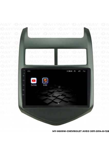 Chevrolet Aveo Android Multimedya Carplay Navigasyon Ekran - 8gb RAM+128 GB HDD - Myway
