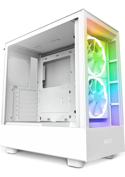 H5 Elite CC-H51EW-01 2X140MM RGB/1X120MM Temperli Cam USB Type-C E-Atx Mid-Tower Gaming (Oyuncu) Kasası