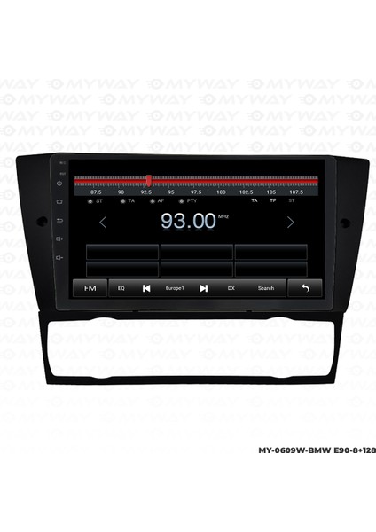 Bmw E90 Android Multimedya Carplay Navigasyon Ekran - 8gb RAM+128 GB HDD - Myway indirimleri