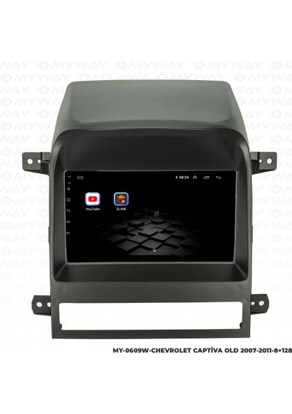 Chevrolet Captiva Android Multimedya Carplay Navigasyon Ekran - 8gb RAM+128 GB HDD - Myway