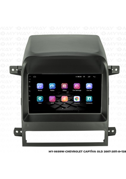 Chevrolet Captiva Android Multimedya Carplay Navigasyon Ekran - 8gb RAM+128 GB HDD - Myway