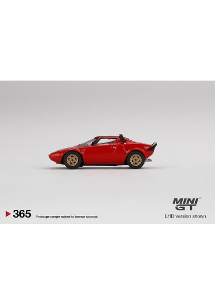 365 Lancia Stratos Hf Stradale Rosso Arancio 1:64 Kırmızı Model Araba