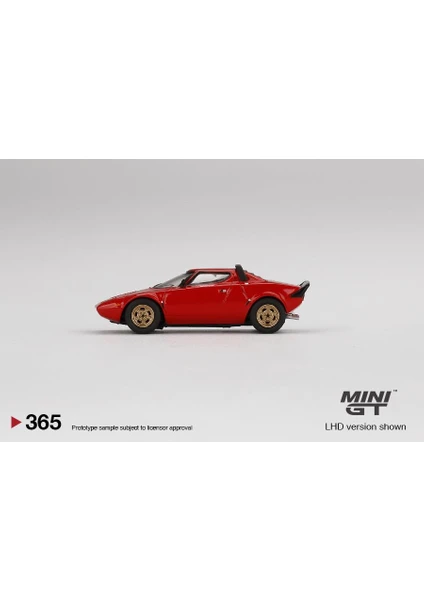 Mini Gt 365 Lancia Stratos Hf Stradale Rosso Arancio 1:64 Kırmızı Model Araba