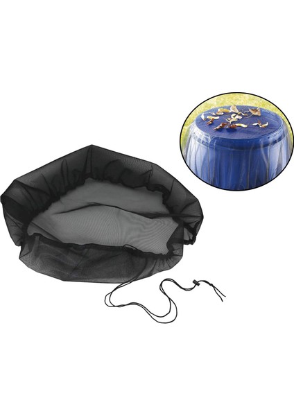 Drawstring Ile Örgü Örtüsü Saçakların Altındaki Yağmur Fıçılarını Önleyin (Yurt Dışından)