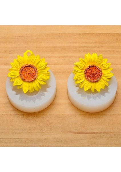 Ayçiçeği Silikon Kalıp Çiçek modelleri