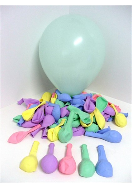 Makaron Balon Karışık Renk 10 'lu Paket fiyatları