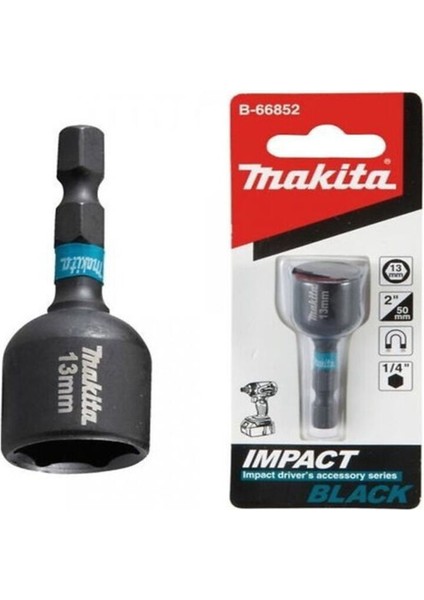 Impact Black 13x50mm Mıknatıslı Somun Sıkma Ucu B-66852