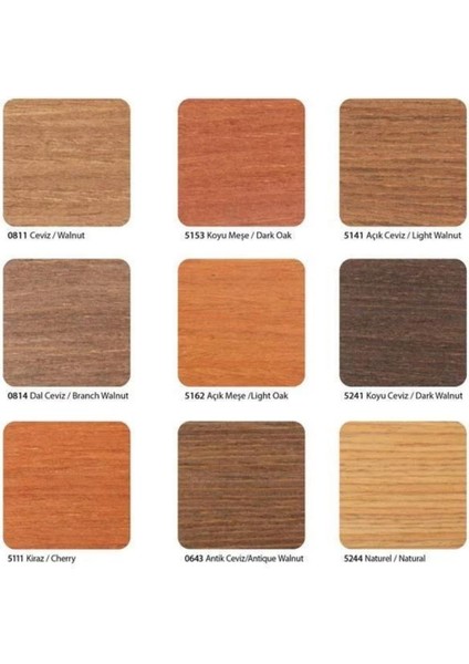 Ibavet Sentetik Ahşap Renklendirici Natural 5244-0,75 L modelleri