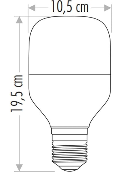 CT-4263 30W/6500K LED Ampul (Beyaz)