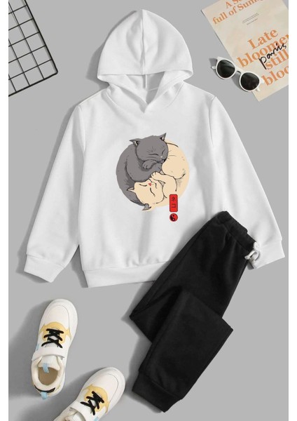 Çocuk Shinobi Kedi Eşofman Takımı