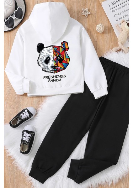 Çocuk Panda Eşofman Takımı