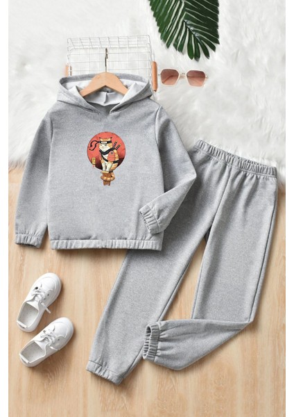 Çocuk Shinobi Kedi Eşofman Takımı