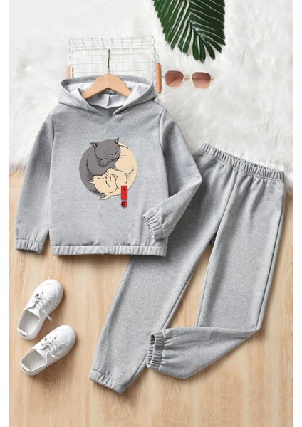 Çocuk Shinobi Kedi Eşofman Takımı