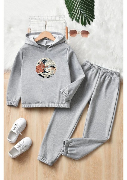 Çocuk Kanagawa Oki Nami Ura Eşofman Takımı