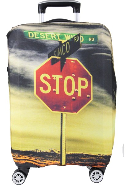 76 Valiz Kılıfı, Bavul Kılıfı - Stop 76