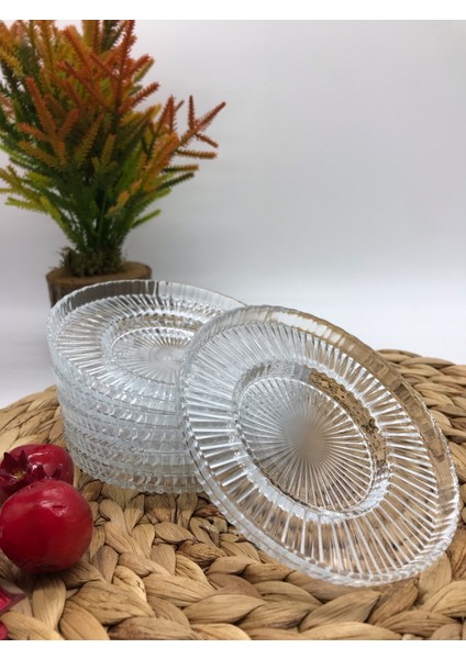Elysia Çay Bardağı ile Uyumlu Çay Tabağı- Linea Çay Tabağı/bardak Altlığı 6 Adet