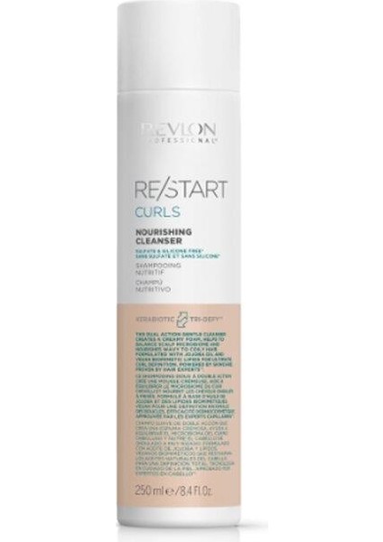 Restart Curls Nourishing Cleanser Dalgalı ve Kıvırcık Saçlar İçin Besleyici Şampuan 250 ml