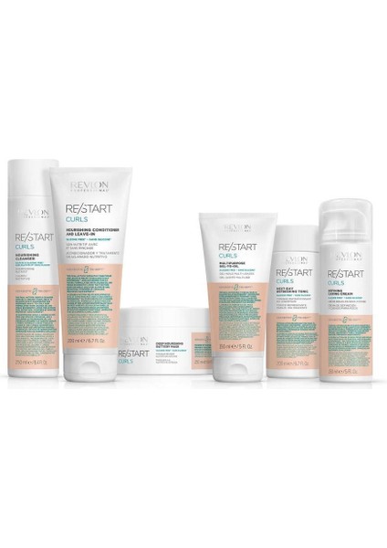 Restart Curls Nourishing Cleanser Dalgalı ve Kıvırcık Saçlar İçin Besleyici Şampuan 250 ml