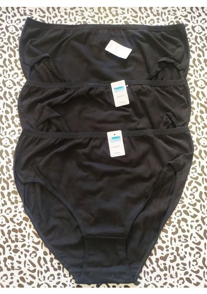 2108 Siyah Bayan Bato Külot 6'lı Paket