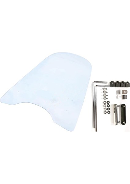 Motosiklet Ön Siperlik Camı Orta Boy - Üniversal