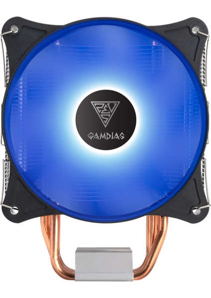 Gamdıas Boreas E1-410, Blue Lights, 120MM Cpu Kule Tipi Hava Soğutma (Amd ve Intel Tüm Işlemciler ile Uyumlu)