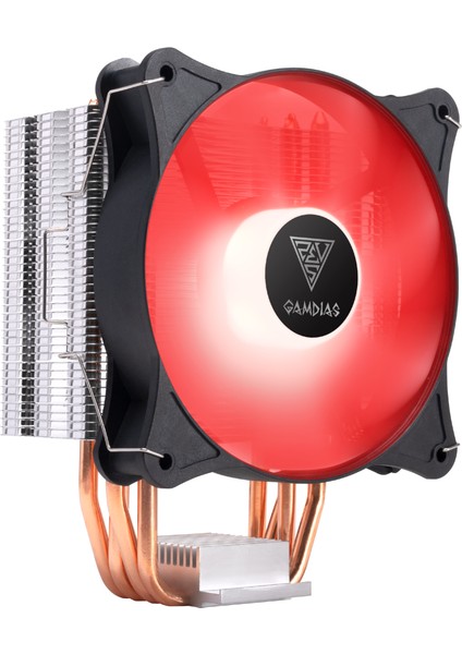 Gamdıas Boreas E1-410, Red Lights, 120MM Cpu Kule Tipi Hava Soğutma (Amd ve Intel Tüm Işlemciler ile Uyumlu)