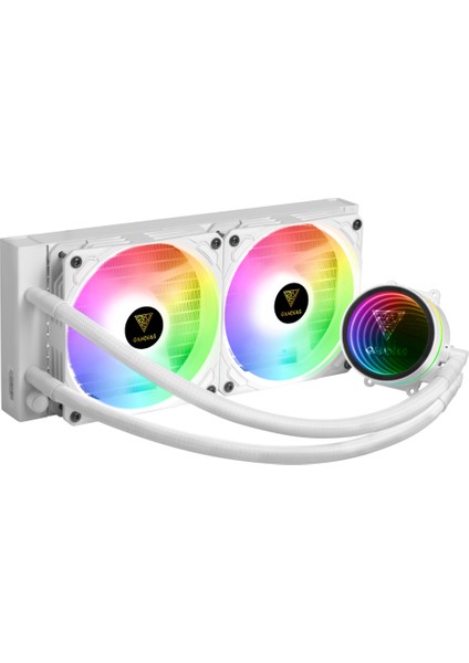 Gamdıas Chıone M3-240W, 240MM, Argb, 2 Fanlı, White Edition, Cpu Sıvı Soğutma