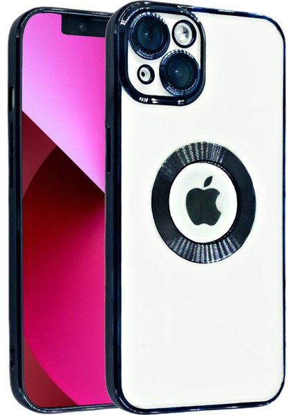 iPhone 14 Lens Koruyuculu Lazer Şeffaf Silikon Kılıfı